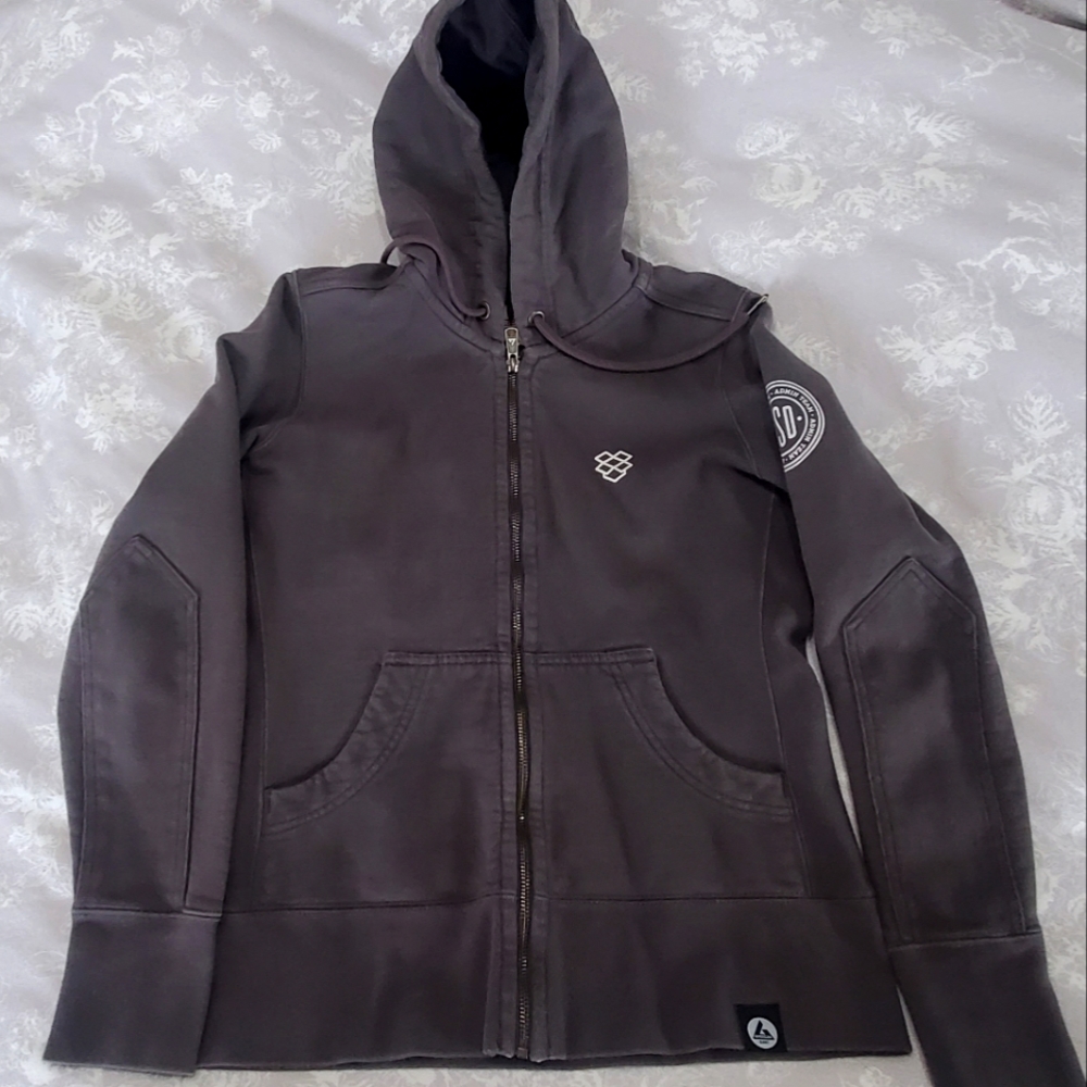 American Giant Womens Heavyweight Full Zip Hoodie Sweatshirt Medium